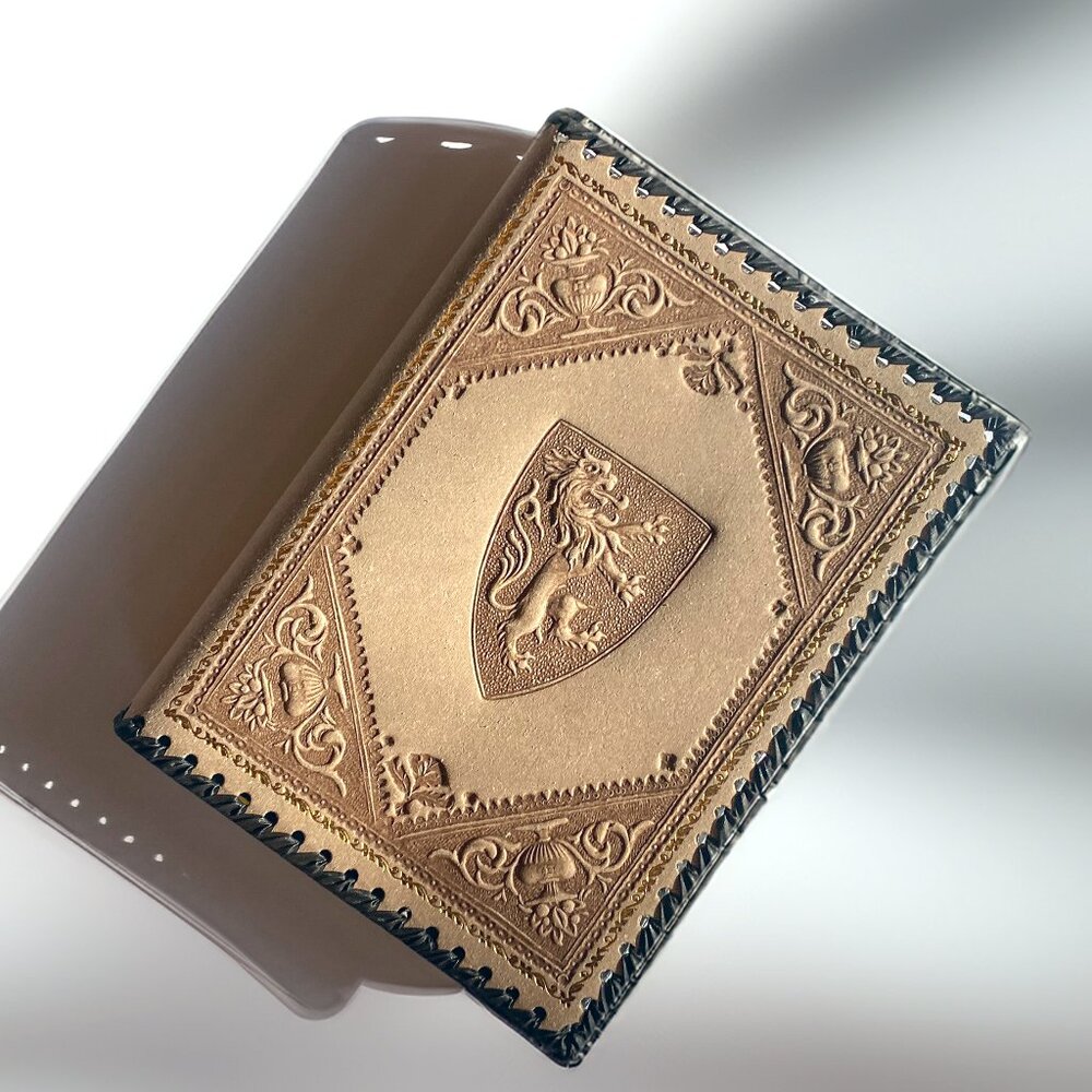 Large Elegant Tan Embossed Journal, Brand New.
